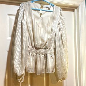 Beautiful blouse for the Holidays! Small Junior Size. sparkly- She+Sky Boutique